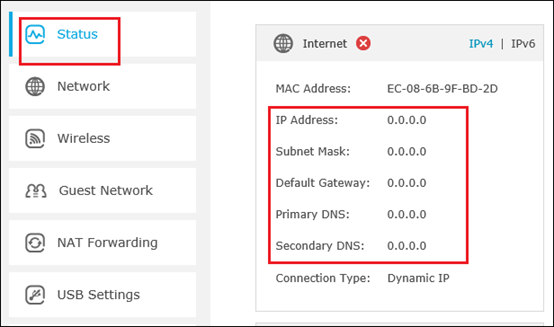 find ip address for modem for mac